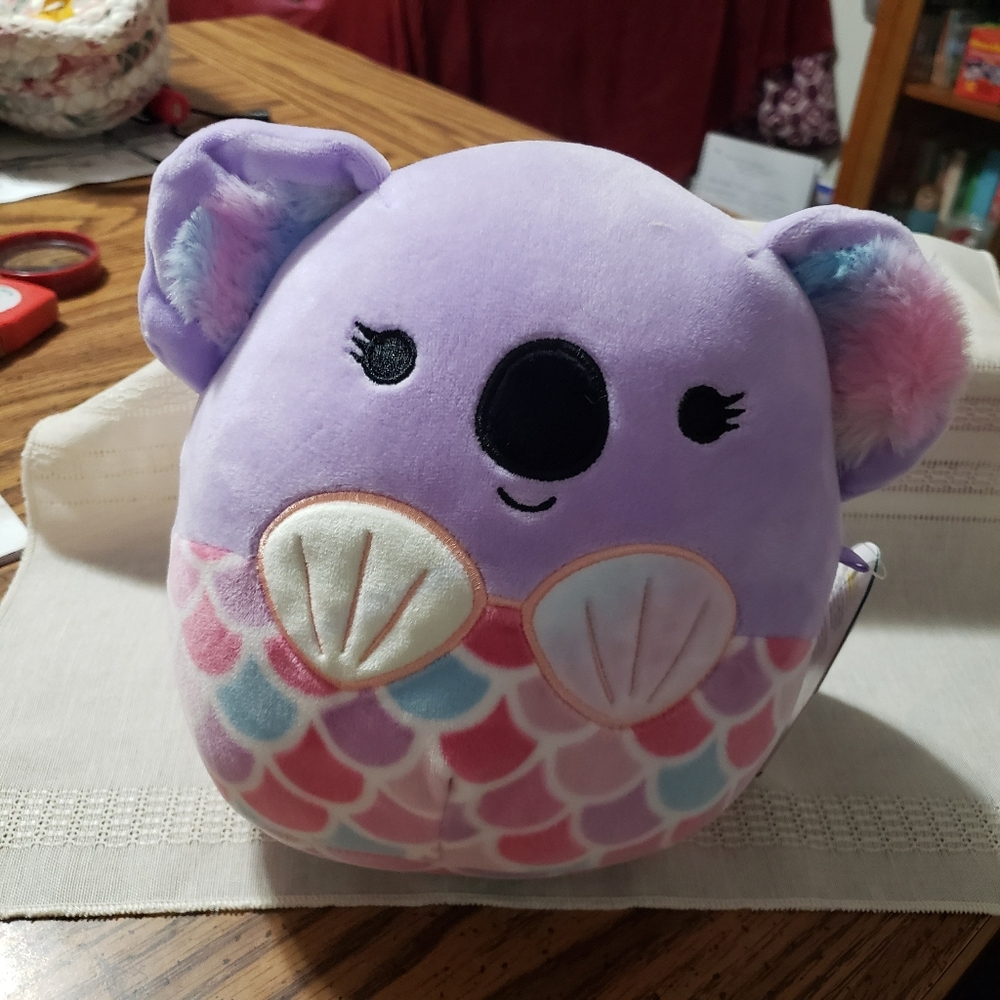 Kayla the Koala Mermaid Costume Squad 8 inches NWT Squishmallow